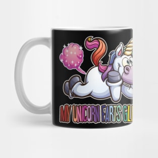 Funny Unicorn Rainbow Farts Glitter Cute Gift idea Mug